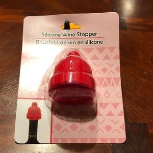 Wine Stopper Red Hat Silicon